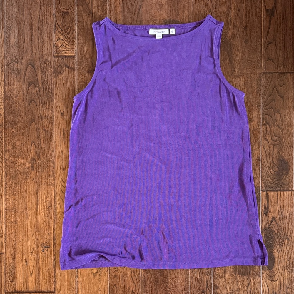 Chico's Vibrant Purple Tank Top